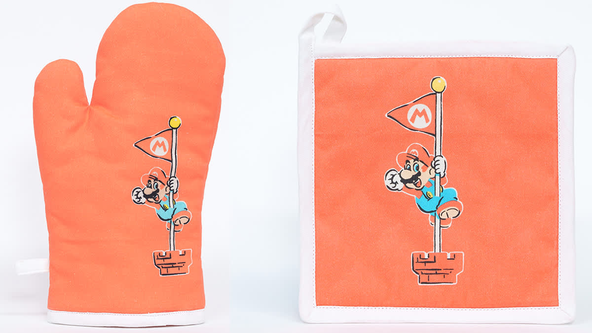 Mario™ Home Collection Hot Pad and Oven Mitt Set - Mario